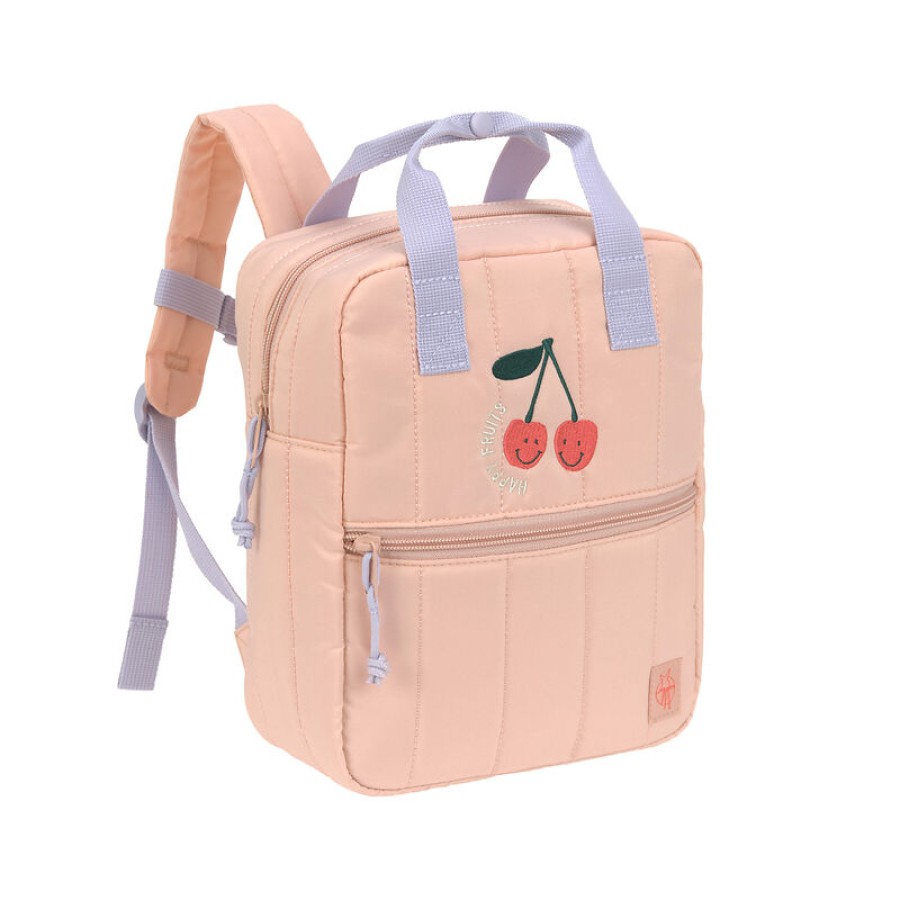 Lassig Παιδική Tσάντα Πλάτης Square Little Gang Cherry Peach 7lt