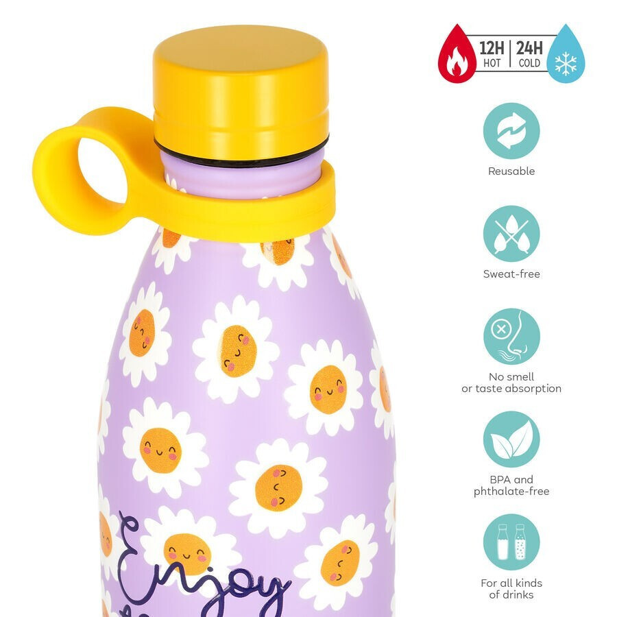 Legami Milano Ανοξείδωτο Μπουκάλι - Θερμός Hot&Cold Daisy 800ml