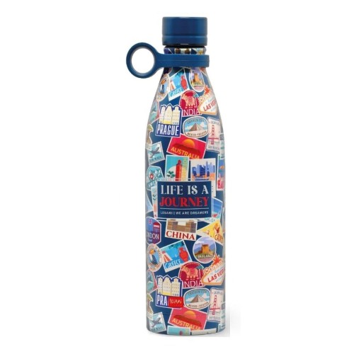 Ανοξείδωτο Μπουκάλι Θερμός Hot & Cold 800ml Legami Vacuum Bottle Stickers