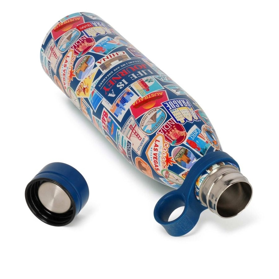 Ανοξείδωτο Μπουκάλι Θερμός Hot & Cold 800ml Legami Vacuum Bottle Stickers
