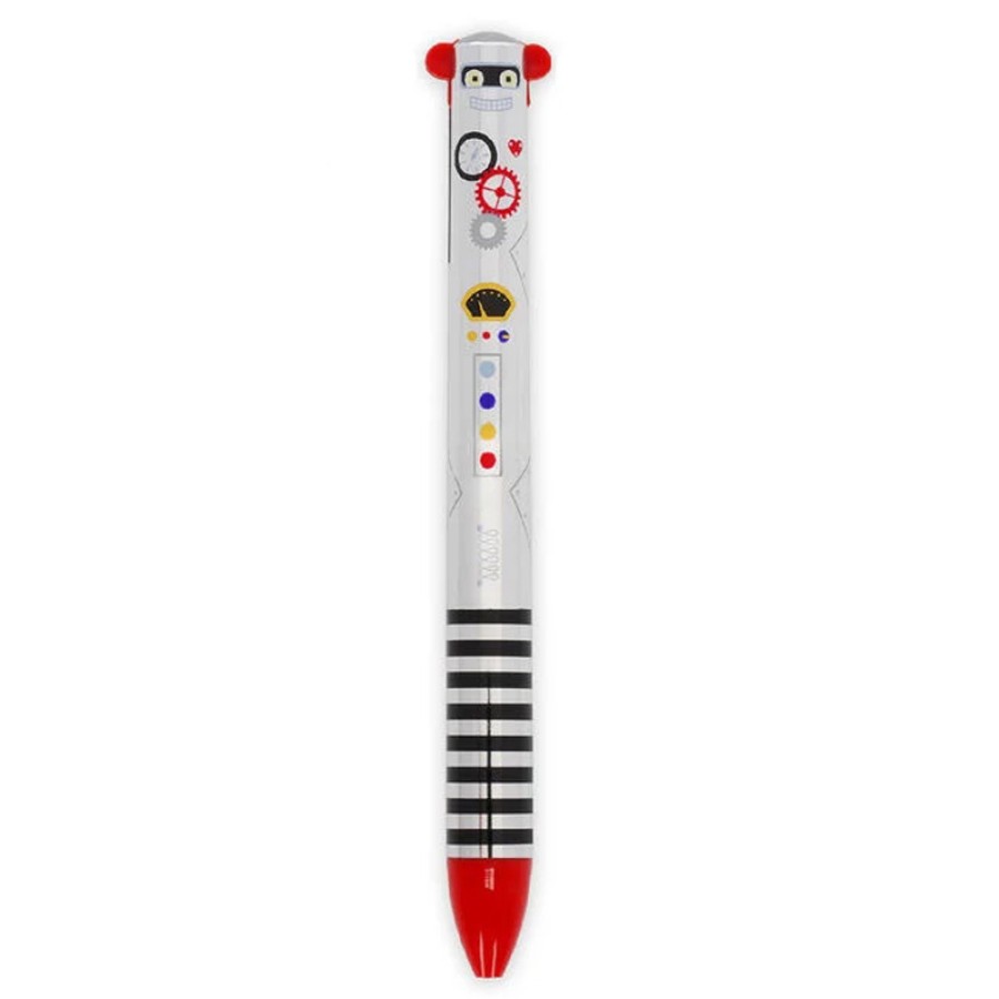 Legami Παιδικό Στιλό Ballpoint 1.0mm Click & Clack με 2 Χρώματα Robot