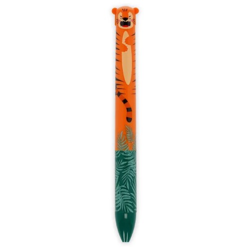 Legami Παιδικό Στιλό Ballpoint 1.0mm Click&Clack με 2 Χρώματα Tiger