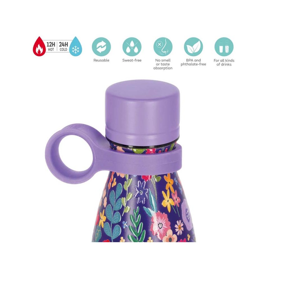 Legami Milano Ανοξείδωτο Μπουκάλι Θερμός Hot&Cold Flowers 500ml