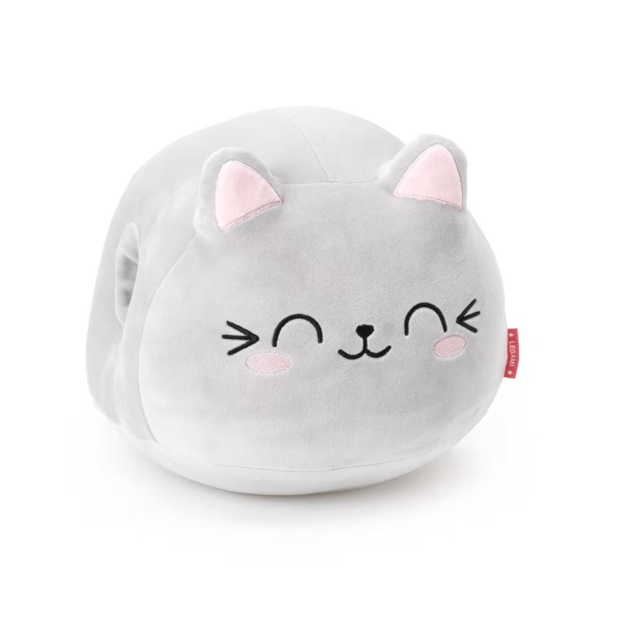 Legami Παιδικό Μαξίλαρι με Θέσεις για Χεράκια Super Soft Pillow Meow