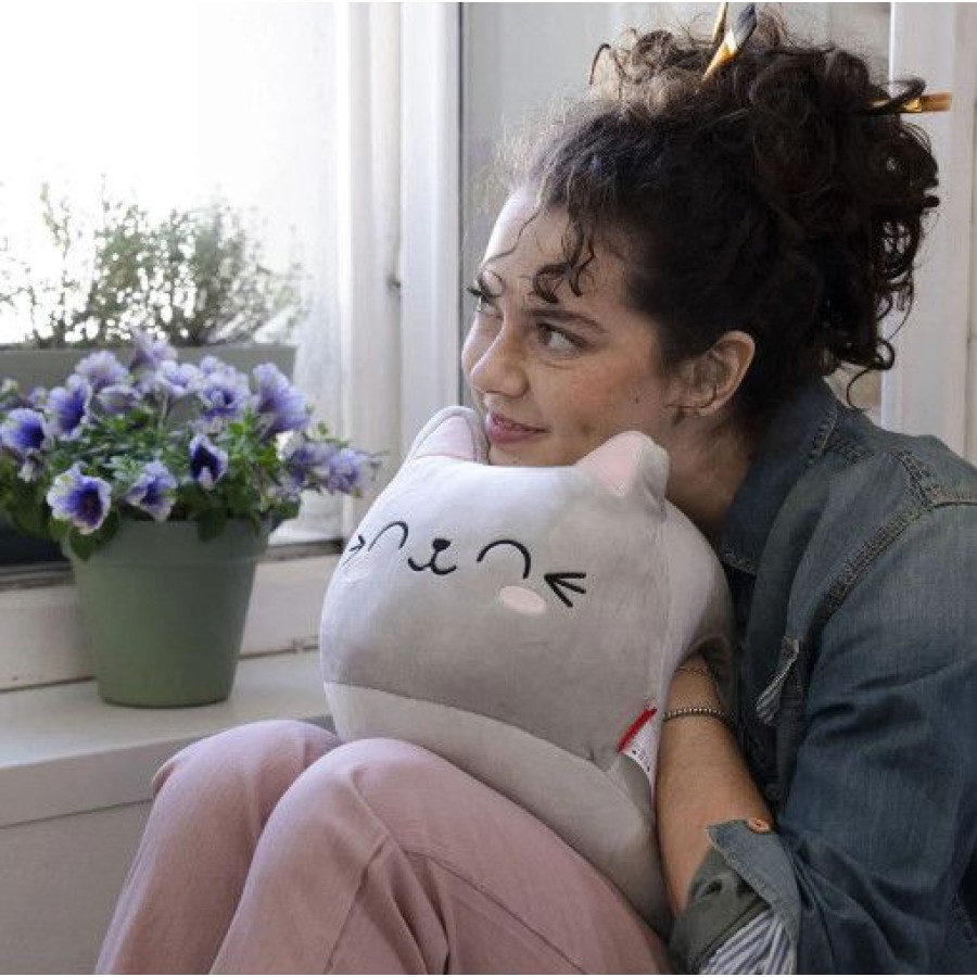 Legami Παιδικό Μαξίλαρι με Θέσεις για Χεράκια Super Soft Pillow Meow