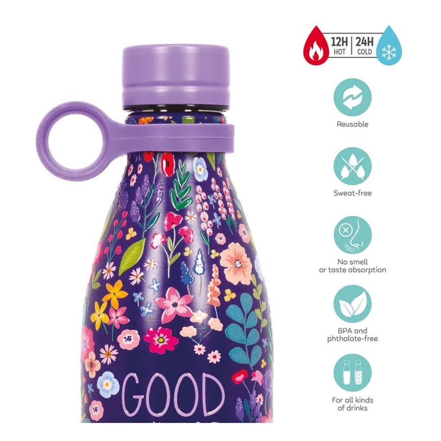 Legami Milano Ανοξείδωτο Μπουκάλι - Θερμός Hot&Cold Flowers 800ml