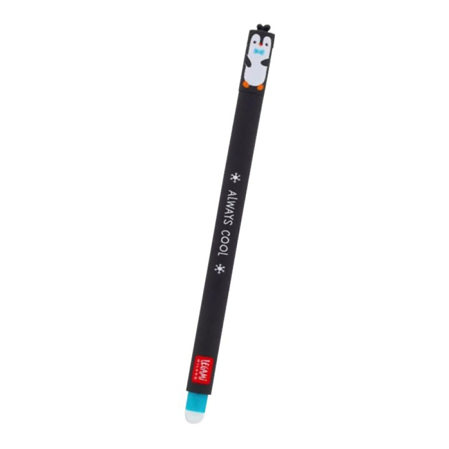 Legami Παιδικό Στιλό Gel 0.7mm με Γόμα με Τιρκουάζ Μελάνι Panda