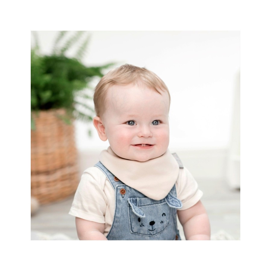 Σετ 2 Σαλιάρες Μπαντάνες Cheeky Chompers Dribble Bib Leopard & Rainbow