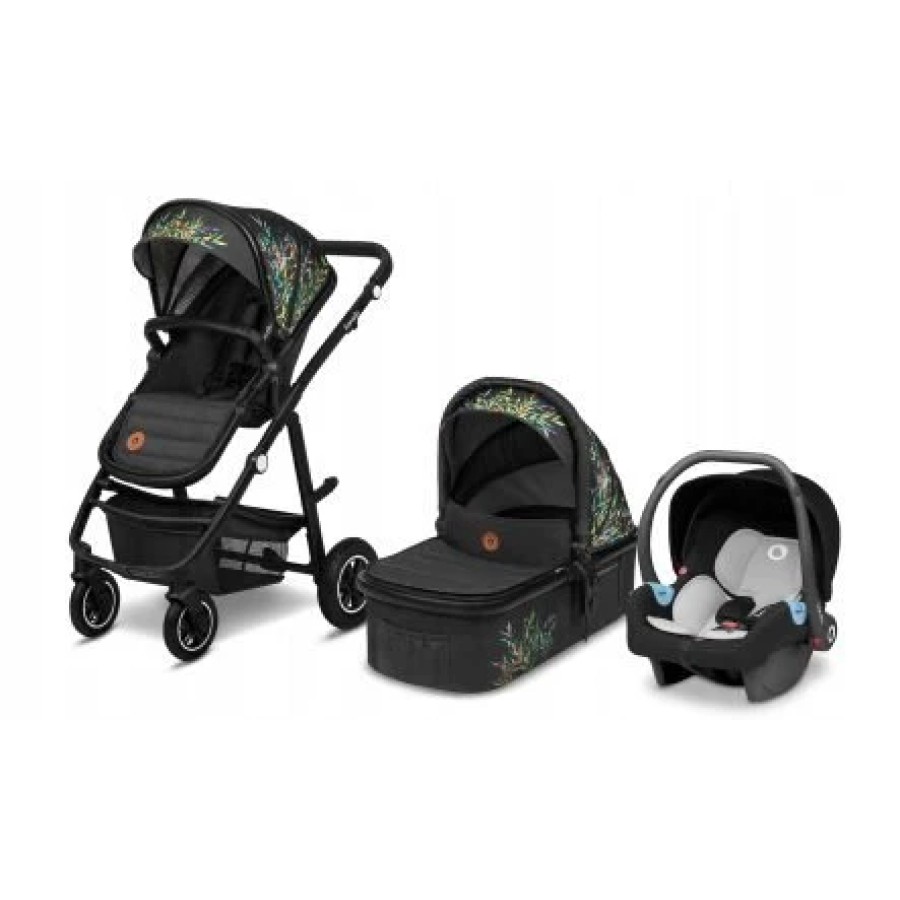 Lionelo Amber Βρεφικό Πολυκαρότσι Καρότσι 3 σε 1 έως 22kg Gray Graphite