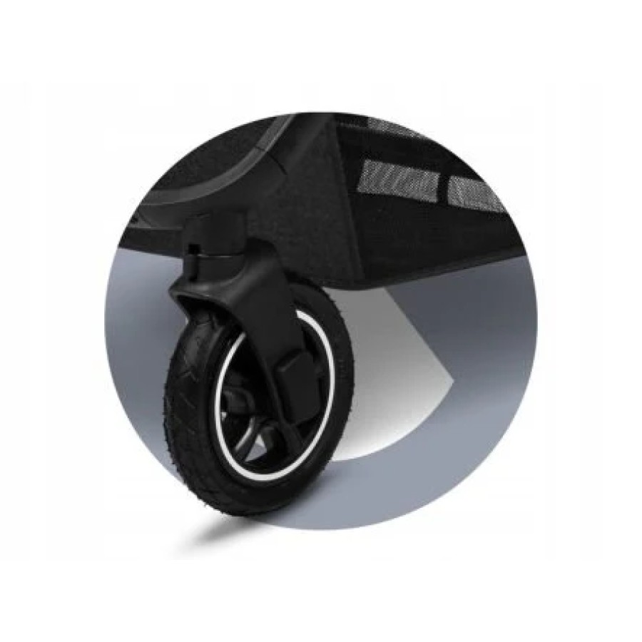 Lionelo Amber Βρεφικό Πολυκαρότσι Καρότσι 3 σε 1 έως 22kg Gray Graphite