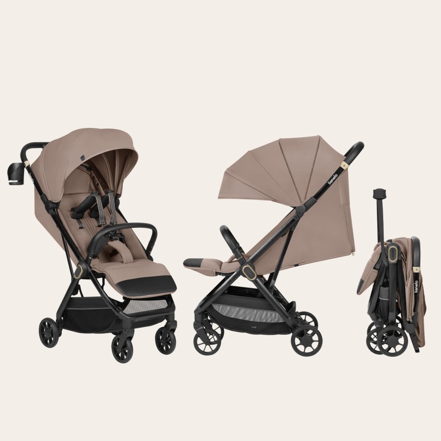Lionelo Bess Ελαφρύ Καρότσι για Παιδιά έως 22kg Beige Sand