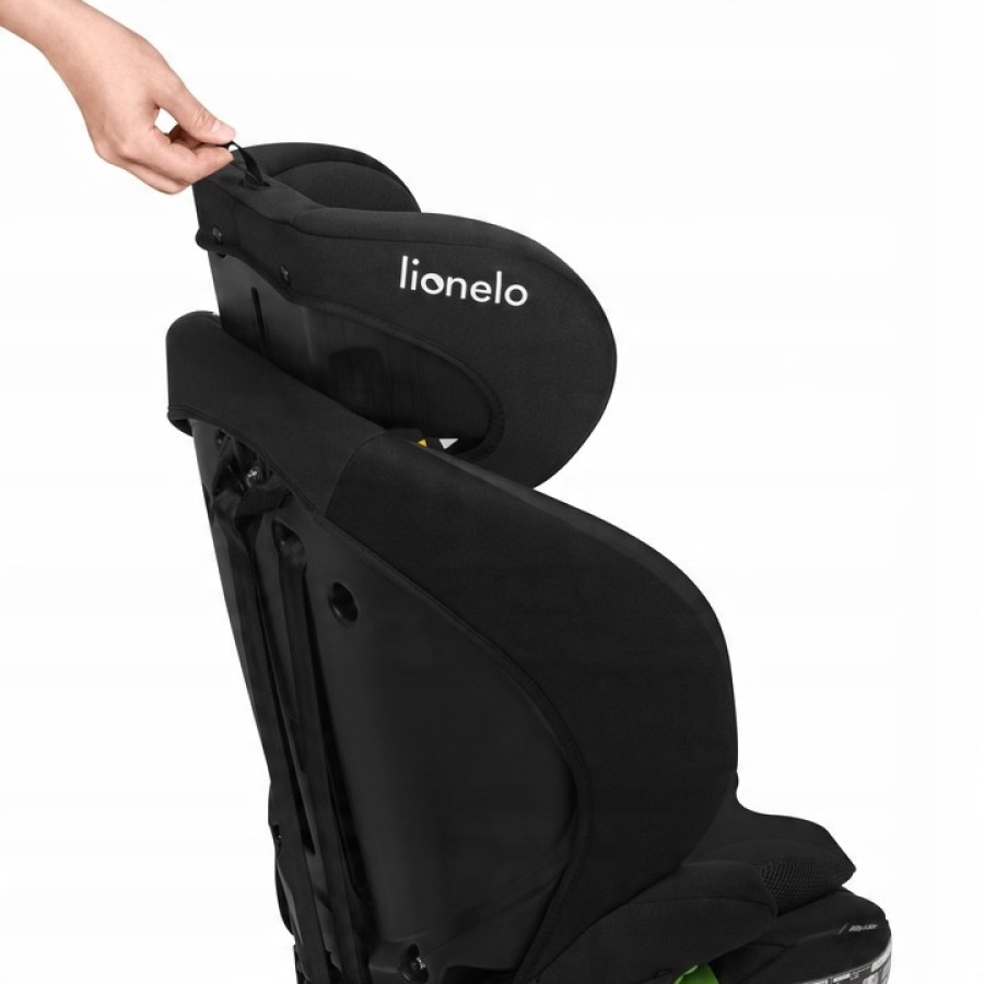 Lionelo Billy i-size Κάθισμα Αυτοκινήτου με Isofix 76cm-150cm Black Carbon (9-36kg)