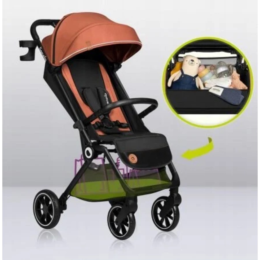 Lionelo Cloe Καρότσι έως 22kg Gray Stone