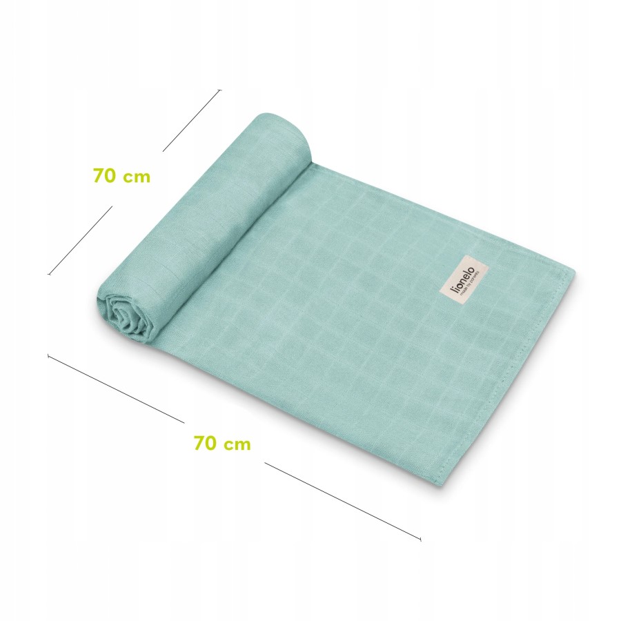 Lionelo Σετ 3 Πάνες Αγκαλιάς Dot Bamboo 70x70εκ.