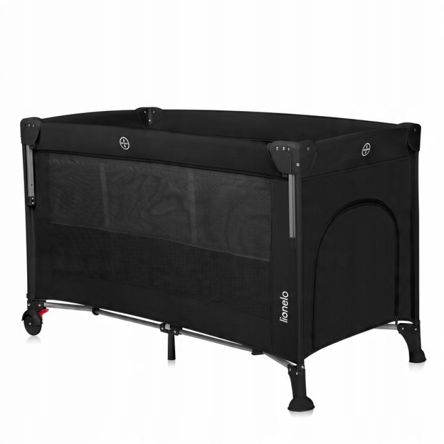 Lionelo Ellen Παρκοκρέβατο Συγκοίμησης 2 Επιπέδων Black Carbon