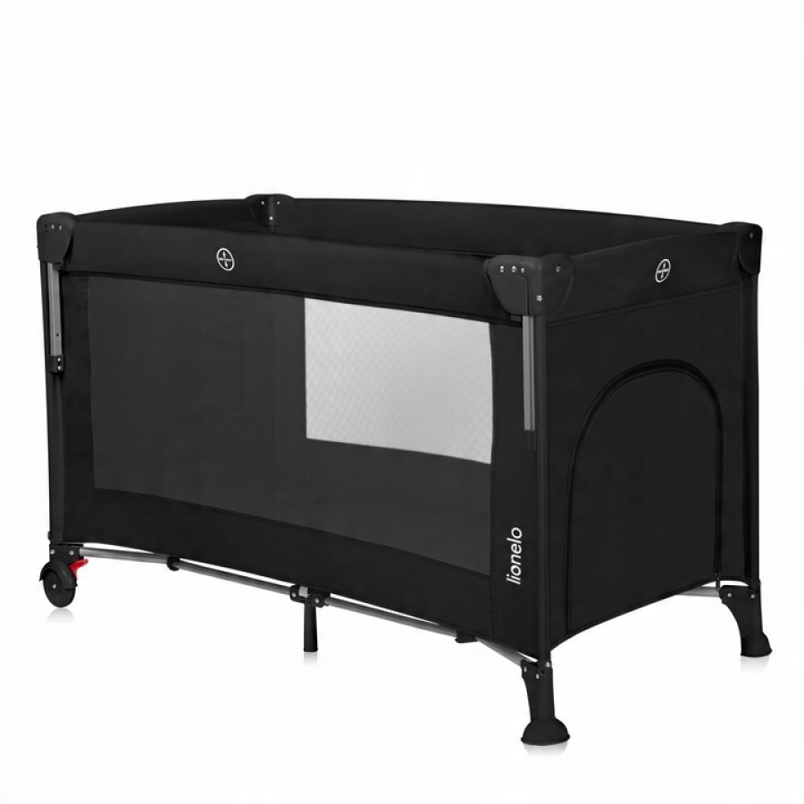Lionelo Ellen Παρκοκρέβατο Συγκοίμησης 2 Επιπέδων Black Carbon