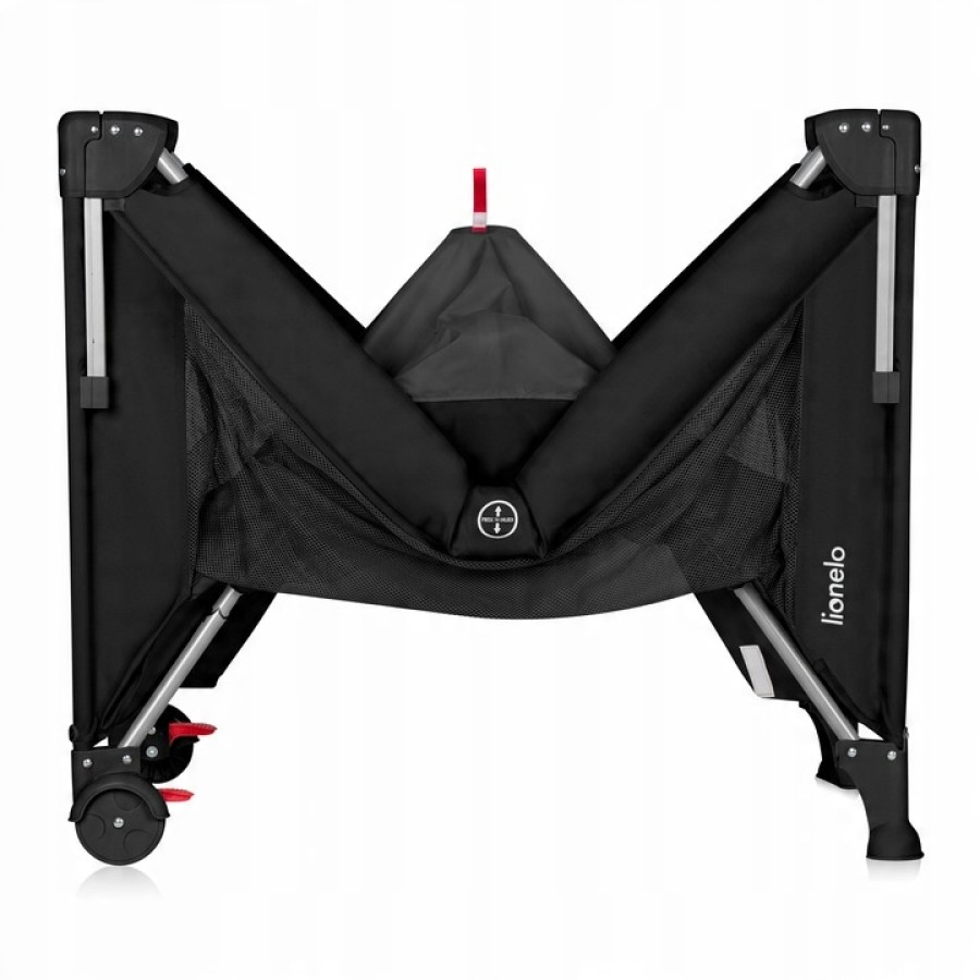 Lionelo Ellen Παρκοκρέβατο Συγκοίμησης 2 Επιπέδων Black Carbon