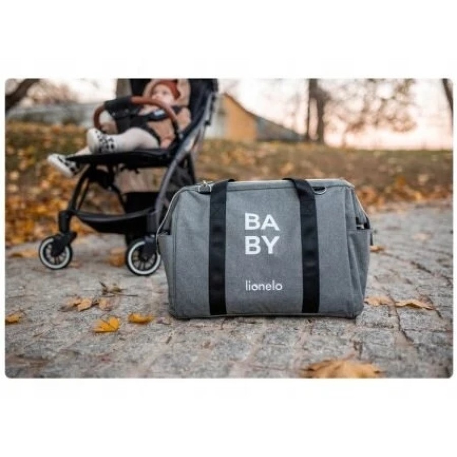 Lionelo Ida Mommy Bag Τσάντα Αλλαξιέρα Black Onyx