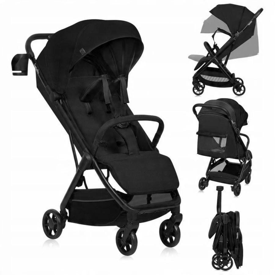 Lionelo Julie One Καρότσι Ταξιδίου έως 22kg Black Gold