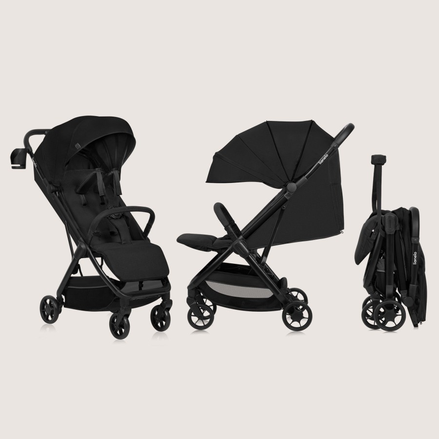 Lionelo Julie One Καρότσι Ταξιδίου έως 22kg Black Gold