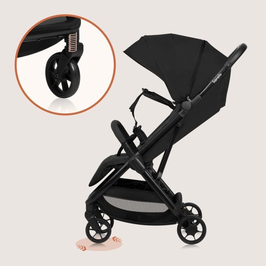 Lionelo Julie One Καρότσι Ταξιδίου έως 22kg Black Gold