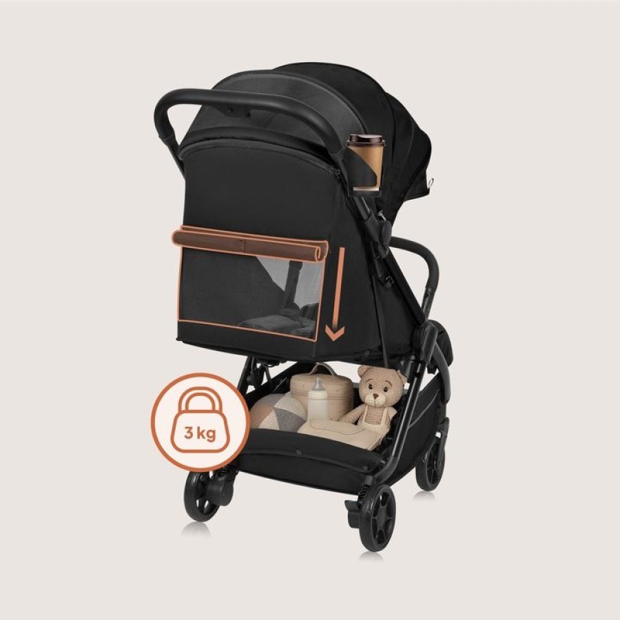 Lionelo Julie One Καρότσι Ταξιδίου έως 22kg Black Gold