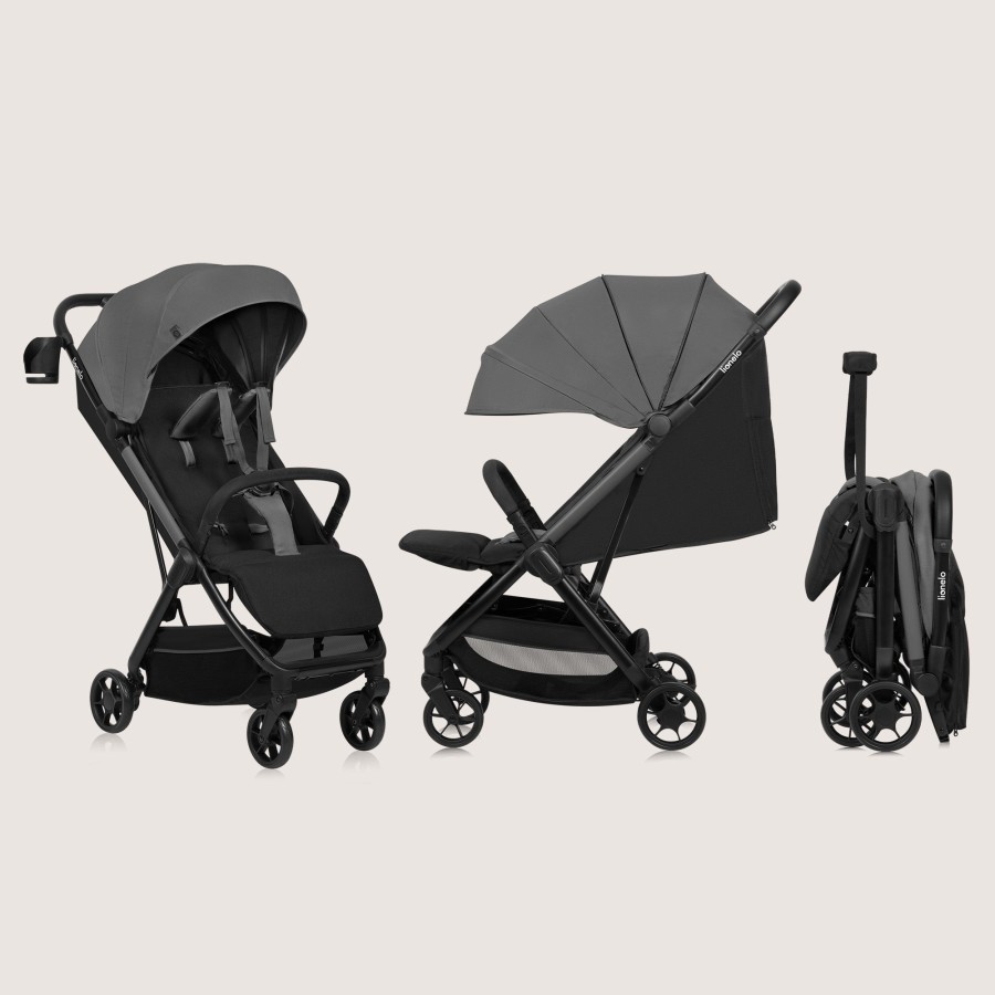 Lionelo Julie Air Καρότσι Ταξιδίου έως 22kg Gray Stone