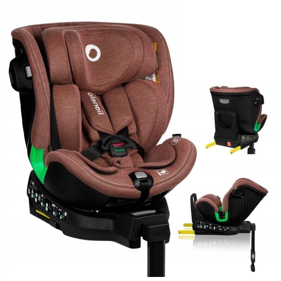 Lionelo Harmony i-Size Παιδικό Κάθισμα Αυτοκινήτου 40-150cm Isofix Red Brick Bamboo 0-36kg