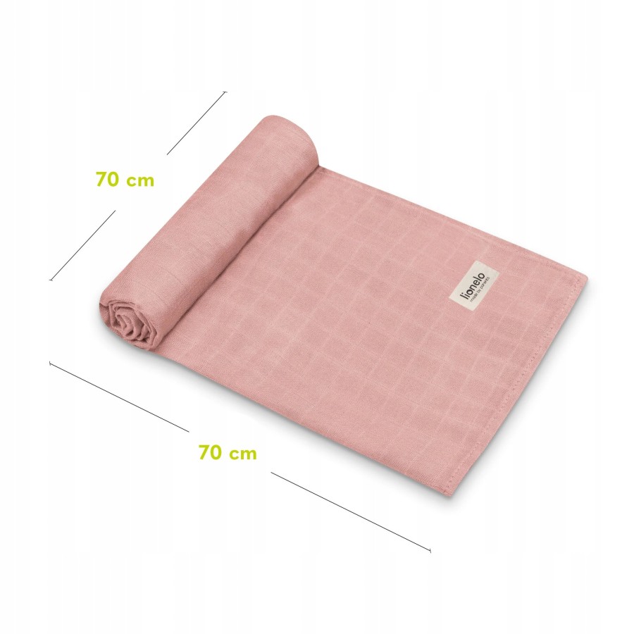 Lionelo Σετ 3 Πάνες Αγκαλιάς Leaf Bamboo 70x70εκ.