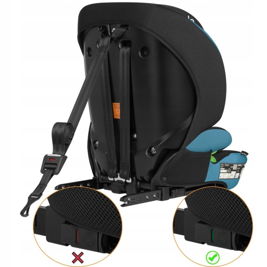 Lionelo Levi Fix i-size Κάθισμα Αυτοκινήτου με Isofix 76cm-150cm Blue Cobalt (9-36kg)