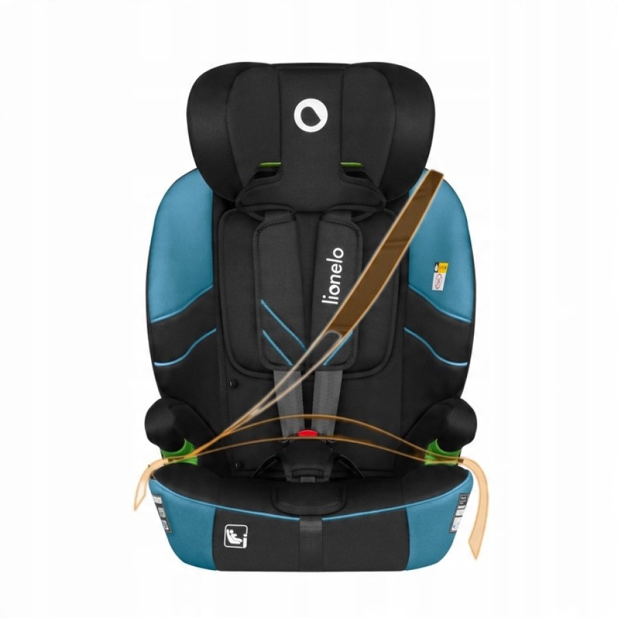 Lionelo Levi Fix i-size Κάθισμα Αυτοκινήτου με Isofix 76cm-150cm Blue Cobalt (9-36kg)