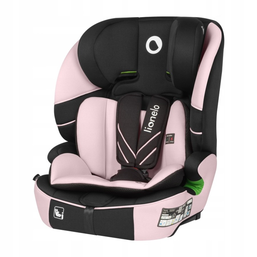 Lionelo Levi Fix i-size Κάθισμα Αυτοκινήτου με Isofix 76cm-150cm Pink Baby (9-36kg)