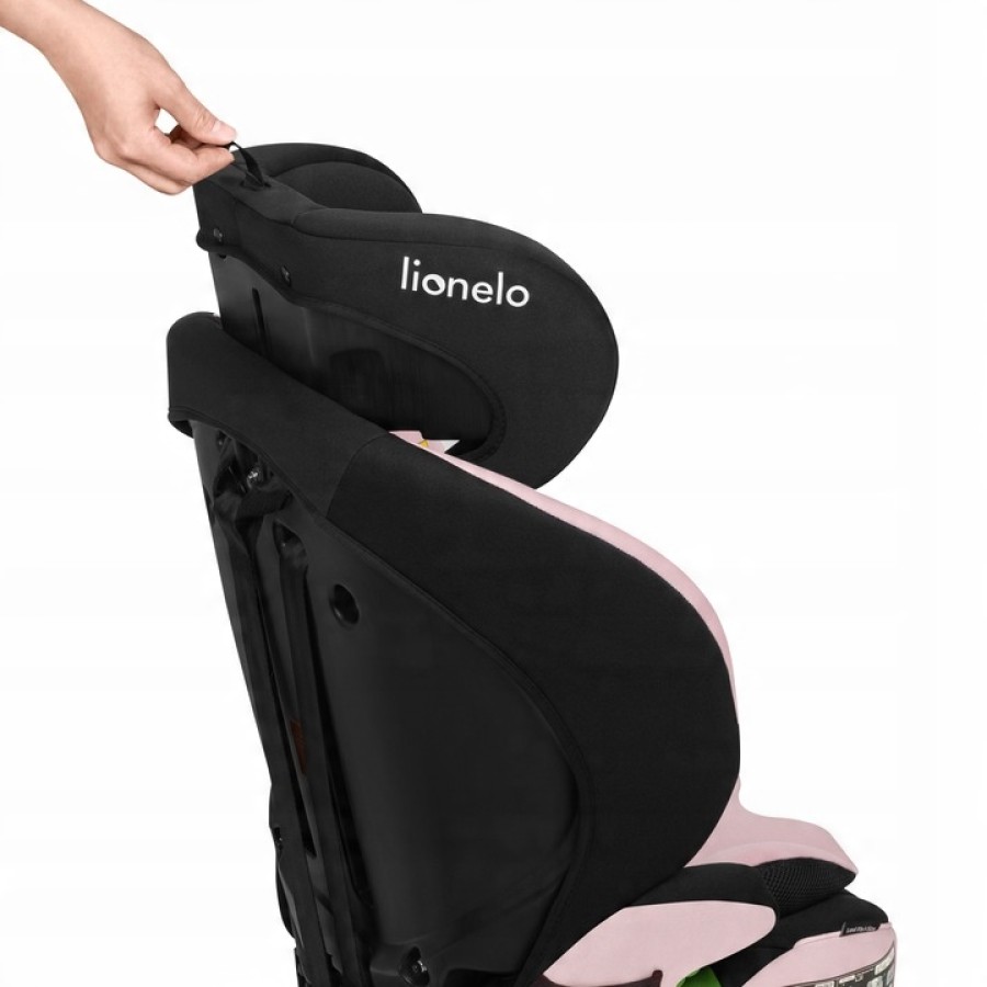 Lionelo Levi Fix i-size Κάθισμα Αυτοκινήτου με Isofix 76cm-150cm Pink Baby (9-36kg)