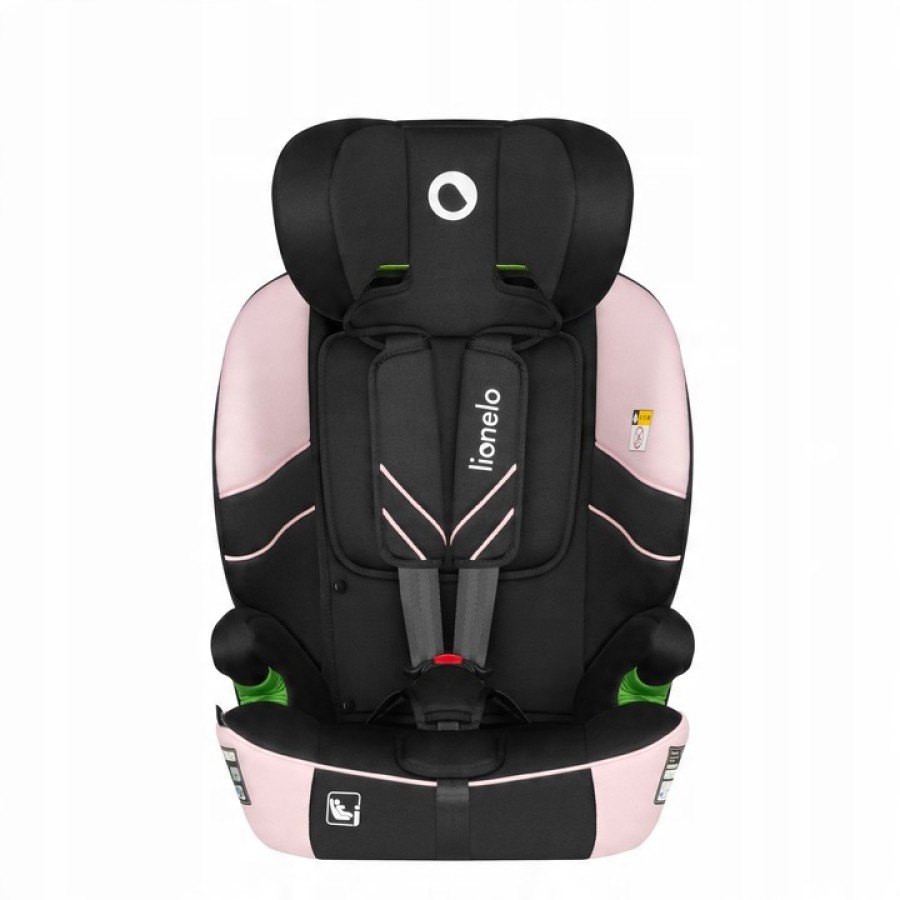 Lionelo Levi Fix i-size Κάθισμα Αυτοκινήτου με Isofix 76cm-150cm Pink Baby (9-36kg)