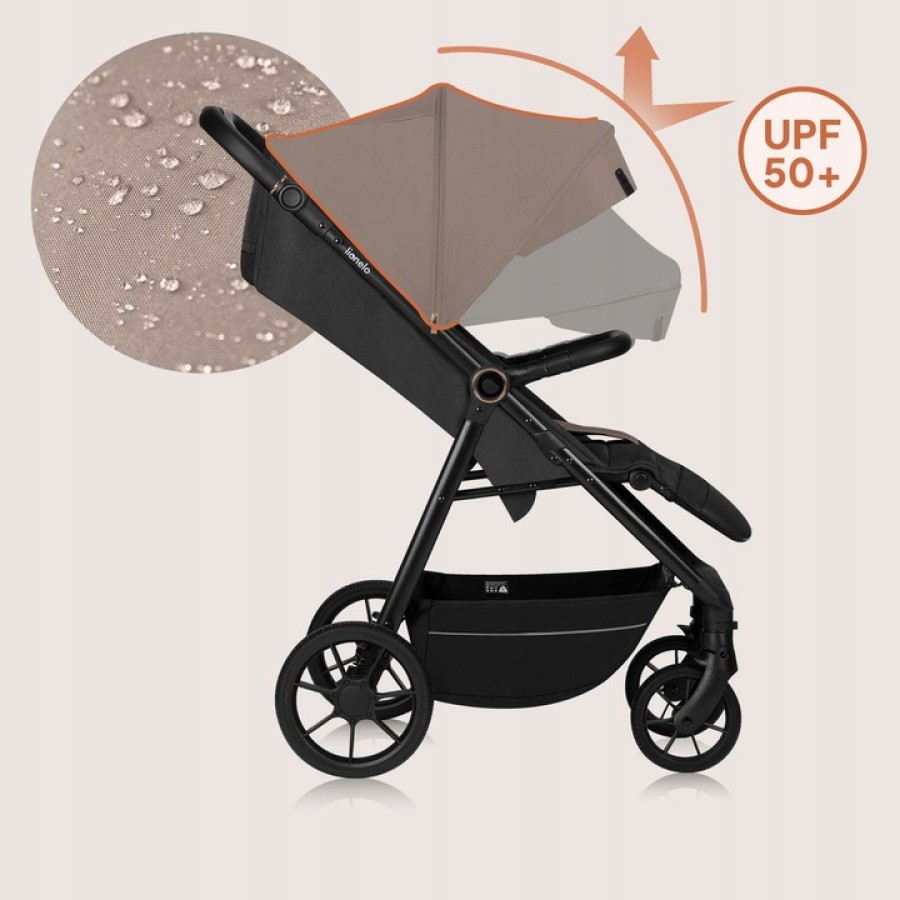 Lionelo Mira Βρεφικό Καρότσι έως 22kg Beige Sand
