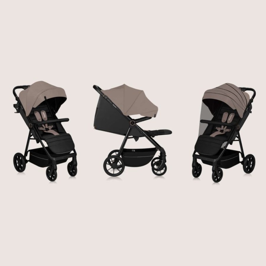 Lionelo Mira Βρεφικό Καρότσι έως 22kg Beige Sand