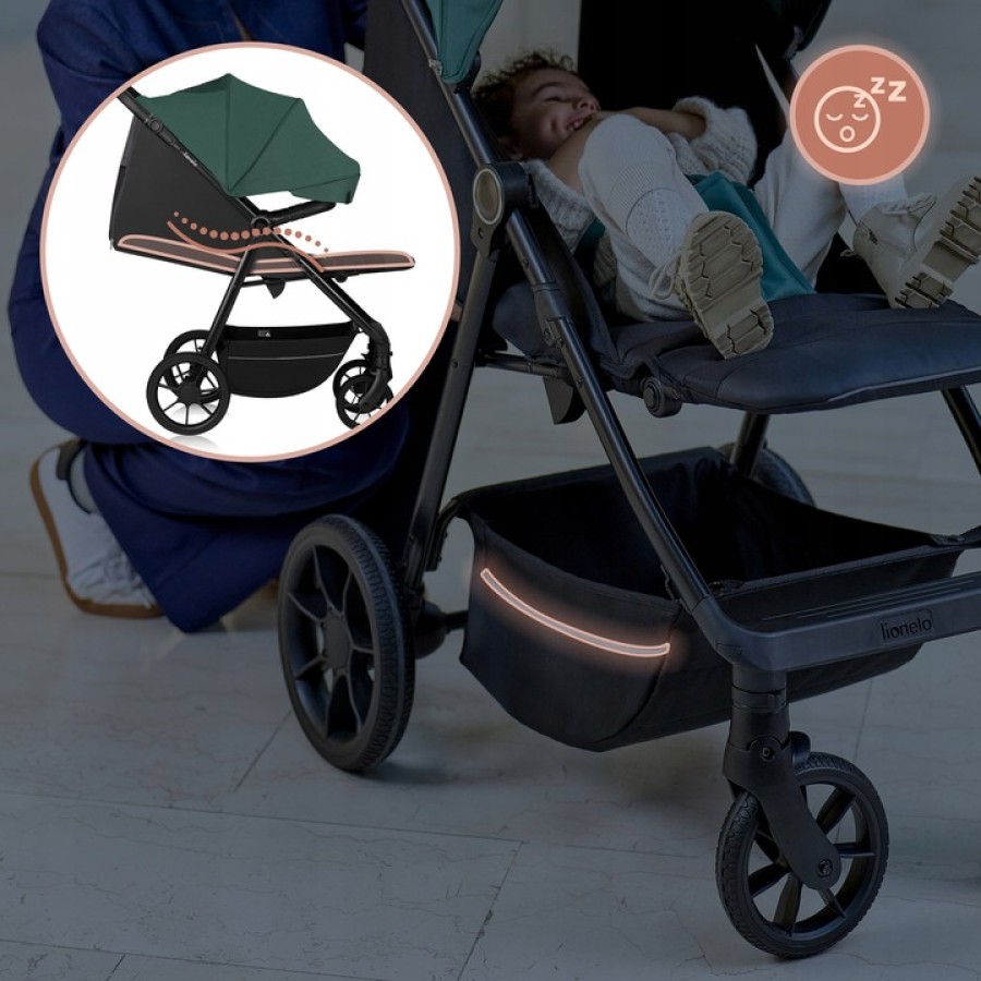 Lionelo Mira Βρεφικό Καρότσι έως 22kg Green Emerald