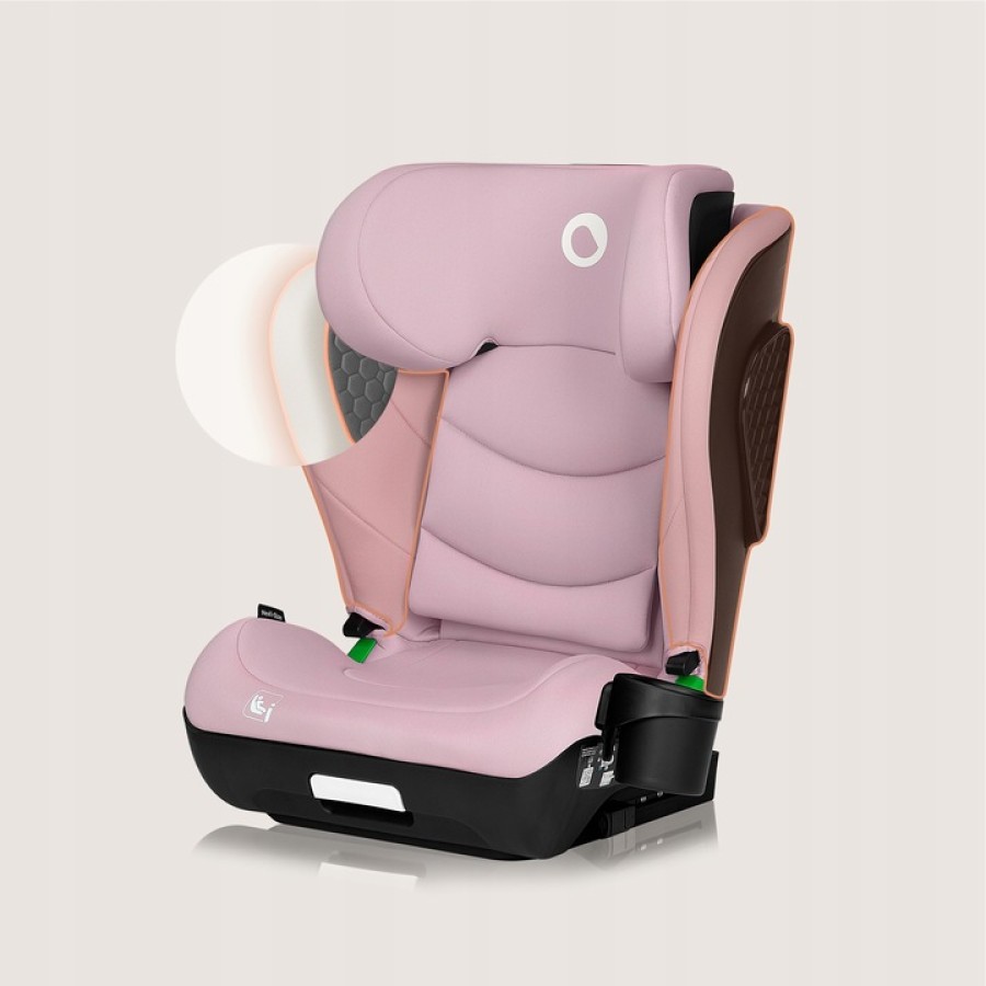 Lionelo Neal i-Size Isofix Κάθισμα Αυτοκινήτου 100-150cm Pink Lilac 15-36kg