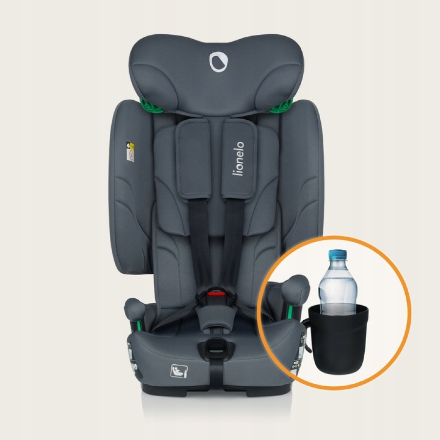 Lionelo Nelly i-Size isofix Κάθισμα Αυτοκινήτου 76-150cm/9-36kg Gray Graphite