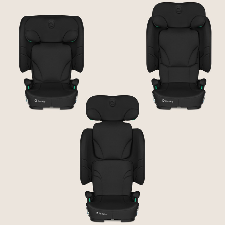 Lionelo Orin i-Size Isofix Κάθισμα Αυτοκινήτου 100-150cm/15-36kg Black Carbon