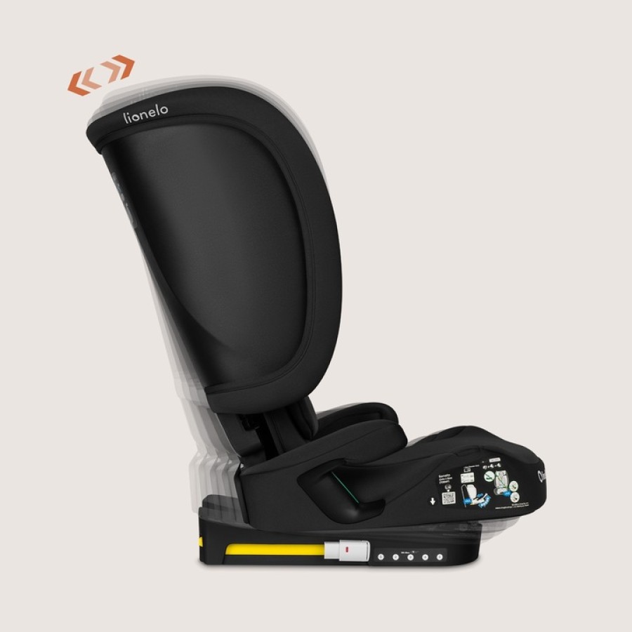 Lionelo Orin i-Size Isofix Κάθισμα Αυτοκινήτου 100-150cm/15-36kg Black Carbon