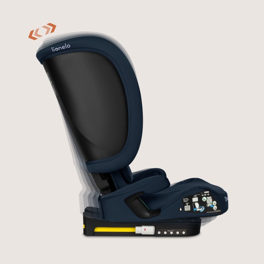 Lionelo Orin i-Size Isofix Κάθισμα Αυτοκινήτου 100-150cm/15-36kg Blue Navy