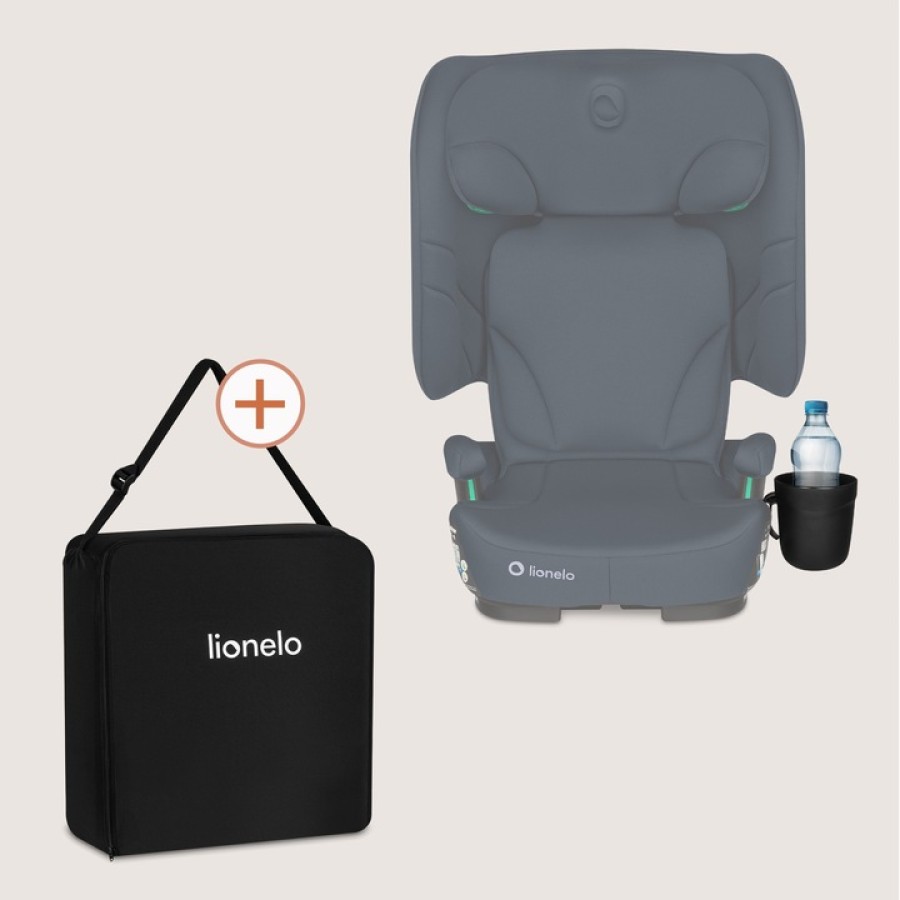 Lionelo Orin i-Size Isofix Κάθισμα Αυτοκινήτου 100-150cm/15-36kg Blue Navy