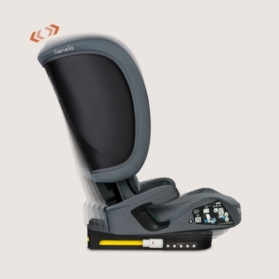Lionelo Orin i-Size Isofix Κάθισμα Αυτοκινήτου 100-150cm/15-36kg Gray Graphite