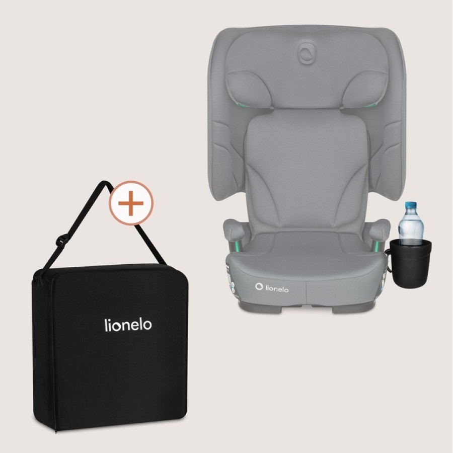 Lionelo Orin i-Size Isofix Κάθισμα Αυτοκινήτου 100-150cm/15-36kg Gray Graphite