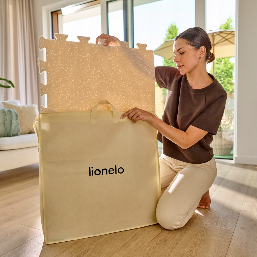 Lionelo Yoka Παιδικό Εκπαιδευτικό Χαλάκι Αφρού 173x116x1.5εκ. Μπεζ