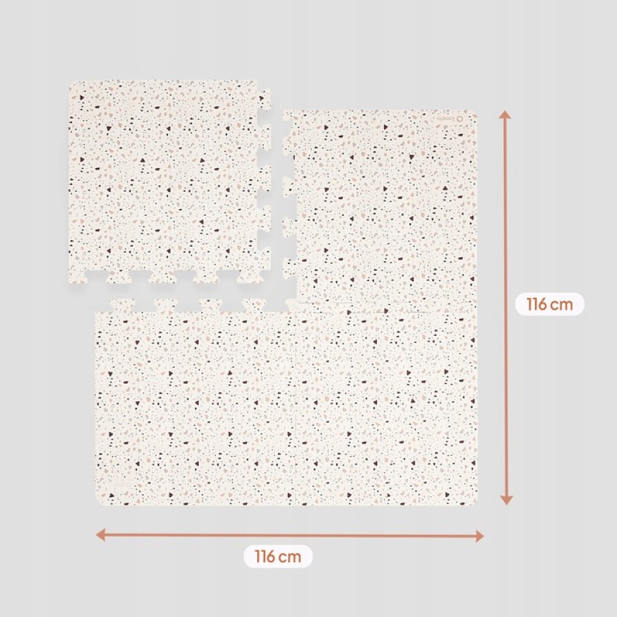Lionelo Yoka Παιδικό Εκπαιδευτικό Χαλάκι Αφρού 173x116x1.5εκ. Μπεζ