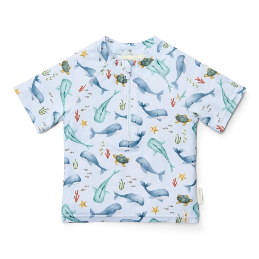 Little Dutch Παιδικό Μπλουζάκι Κοντομάνικο με Προστασία UV Ocean Multi-colour