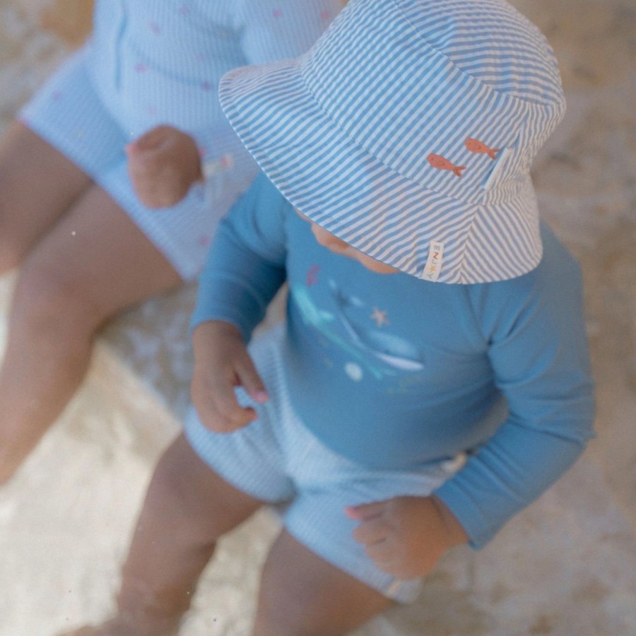 Little Dutch Παιδικό Μπλουζάκι Μακρυμάνικο με Προστασία UV Ocean Blue