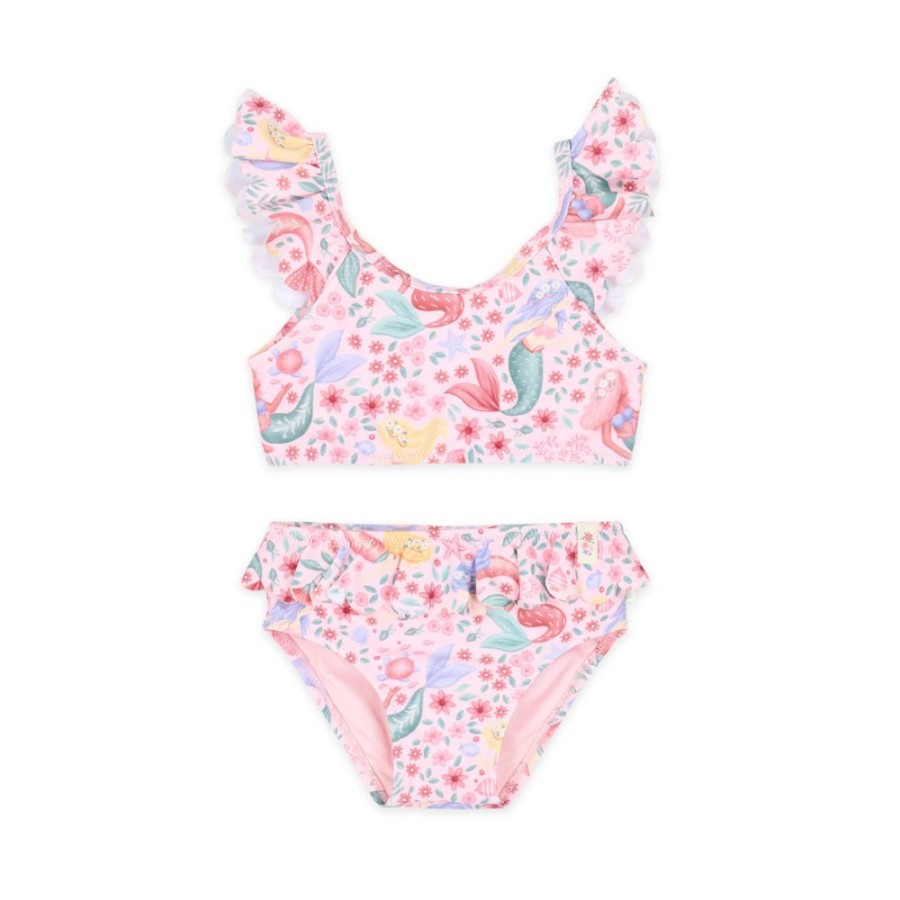 Παιδικό Σετ Μπικίνι με Βολάν με Προστασία UV Little Dutch Dreamy Mermaid